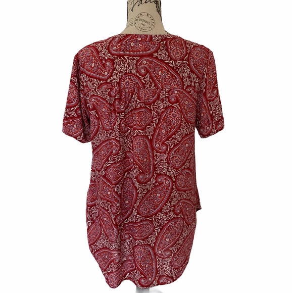 Old Navy Paisley Print Blouse - Picture 2 of 6